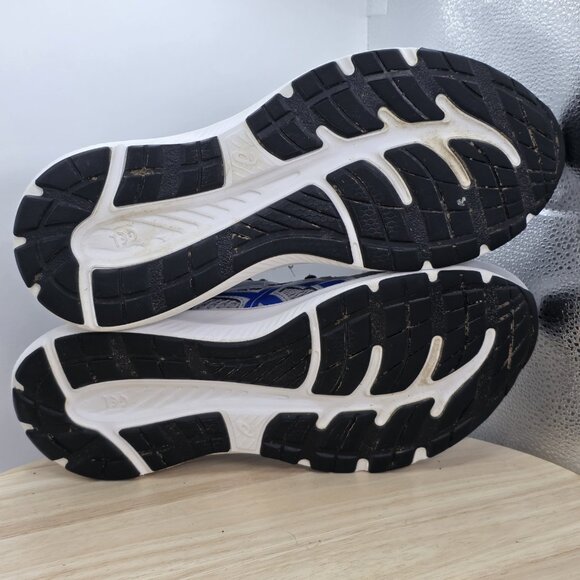 Mens Size 9.5 WIDE - ASICS Gel-Contend 7 Grey/Blue Running Athletic Shoes - Picture 9 of 12